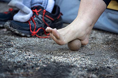 Travel Cork Massage Ball | Lightweight, Sustainable Alternative to Lacrosse Ball for Muscle Pain Relief (2.5 Inch (Pack of 2), Sanded Cork) - size: 2.5 Inch (Pack of 2)