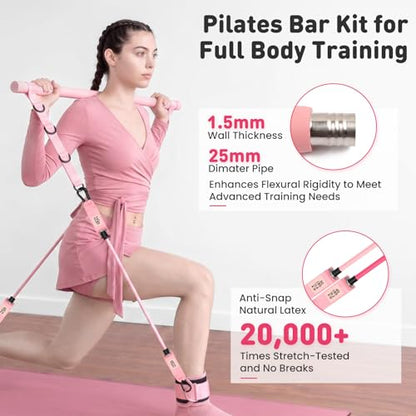 Pilates Kit for Beginners to Advanced with Training Video & Guide