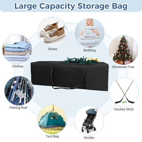 COOLBEBE 65" Sports Duffle Bag - 270L Extra Large Travel Duffel Luggage Bag - size: 65" x 16" x 16"
