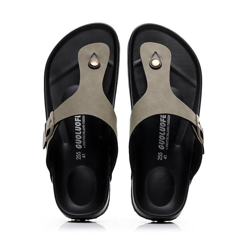 Women Arch Support Flip Flops – Adjustable - color: Yb-green, size: 5