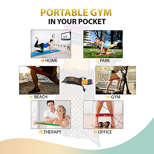 Fittest Pro by Limm Resistance Bands for Legs and Butt, Fabric Exercise Loop Bands Yoga, Pilates, Rehab, Fitness and Home Workout, Strength Bands for Booty - color: Resistance Bands - 12 inches - Set of 3 - Pro (35-80 lbs)
