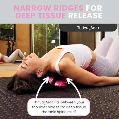 Thrival Arch Back Stretcher, Psoas Muscle Release Tool, Pink - color: Pink, size: ThrivalArch