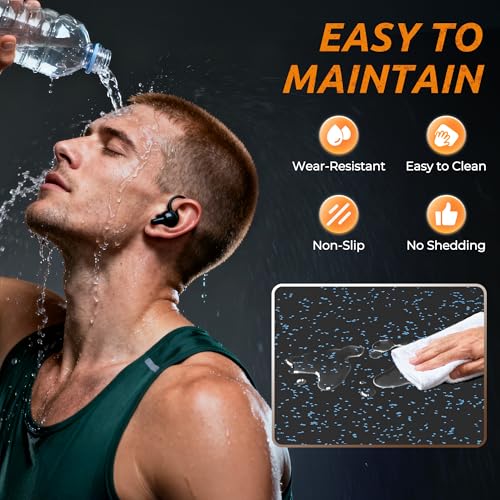 PRAISUN 0.6" Thicker Rubber Top 24 Sq Ft Gym Flooring for Home Gym | 6 Pcs Workout Mat, Exercise Mat, Interlocking Rubber Floor Mats with High Density EVA Foam for Garage, 24 x 24in, Black/Blue - size: 6 Tiles (24 Sq Ft)