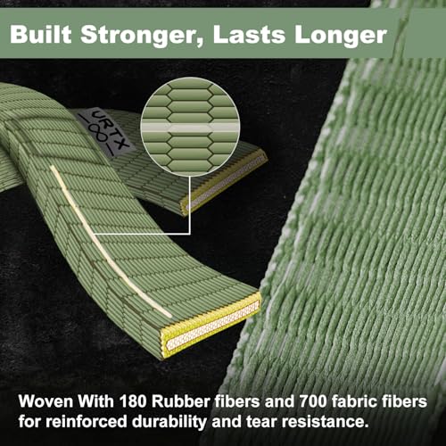 VRTX Fabric Stretch Strap for Yoga, Pilates & Home Workout, Single Band | Patented Intelli-Weave technology delivers skin-friendly comfort, reinforced durability, and machine-washable convenience. - size: X-Light (2-15lbs)