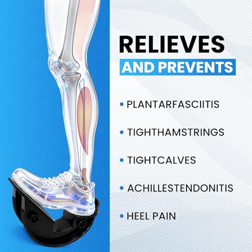 JIURUN Calf Stretcher and Foot Rocker for Plantar Fasciitis, Foot and Calf Stretcher Kit, Plantar Fasciitis Stretcher, Suitable for Stretching Legs, Thighs
