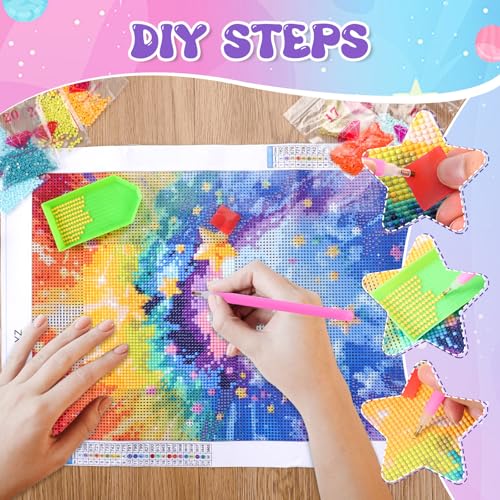 QAZWSX DIY Diamond Art Beautiful Flowers Painting Set, Floral Crystal Rhinestone Canvas, Adult Craft for Home Office Wall Decor 12x16 Inch