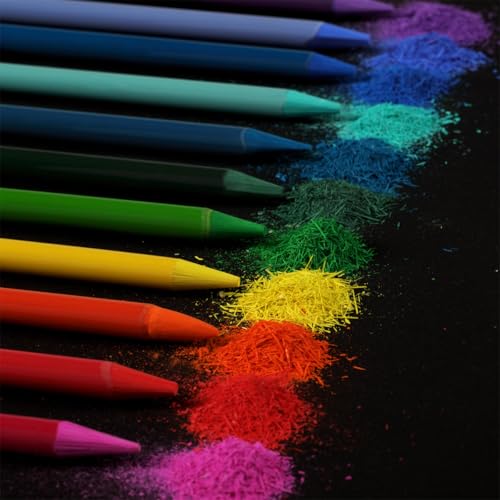 Soho Urban Artist Woodless Pastel Pencils - Set of 48, Professional Artist-Grade, 40% More Pastel, Water-Soluble, Pre-Sharpened, Easy Blending, 6.93mm Barrel, Clear Lacquered - size: 1 Count (Pack of 1)