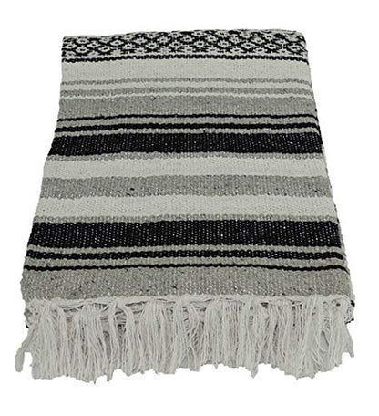 Kakaos Traditional Yoga Blanket. (Gray) - color: Gray