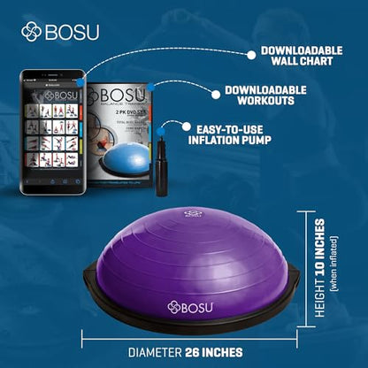 BOSU® Pro Balance Trainer - color: Purple/Black