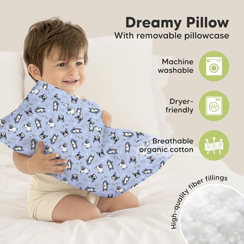 Toddler Pillow with Pillowcase, 13x18 My Little Dreamy Pillow (Pawtrol) - color: Pawtrol