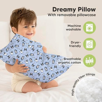 Toddler Pillow with Pillowcase, 13x18 My Little Dreamy Pillow (Pawtrol) - color: Pawtrol