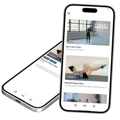 TYE4X™, Pilates Wearable Resistance and Assistance Total Body Exercise, Core Strengthening, Portable Home Gym, Pilates, Yoga, Barre, Posture, Stretching - size: Small