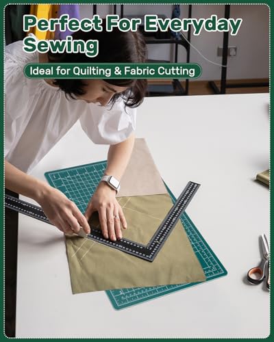 Foldable Self-Healing Cutting Mat, 17" x 11", Double-Sided Rotary Cutting Mat for Sewing, Quilting, Scrapbooking, Fabric Craft & Hobby Use, Craft Cutting Board(A3)