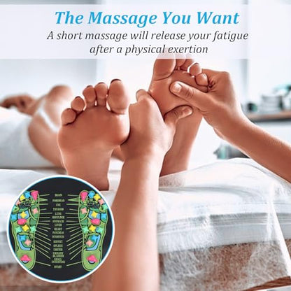 Kifmurase Foot Massage Mat, Acupressure Mats, Reflexology Walk Stone Road for Long Sitting Elderly Students Workers, Foot Massage Acupoint Mat for for Pain and Stress Relief (68.9 x 13.78 Inches)