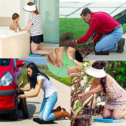 YWSHF 2 PCS Garden Kneeling Pad,Knee Mat Waterproof Foam Knee Pads for Gardening,Cleaning,Baby Bath,Yoga,Praying and Exercise 15.745'' x 7.09'' x 0.79'' Grey - color: Gray