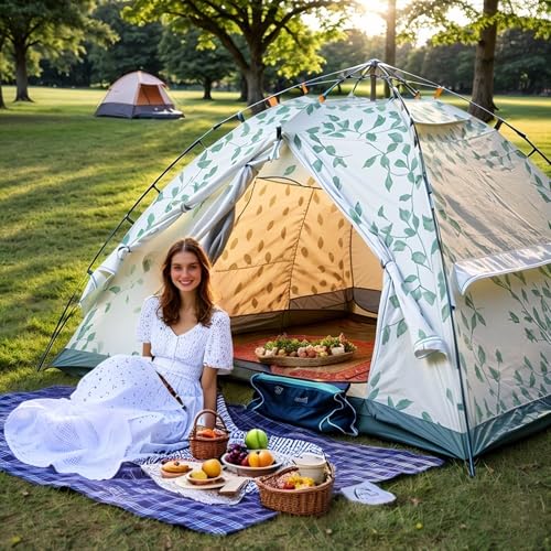 Wind Tour Waterproof Picnic Blanket with Carry Strap - Foldable Sandproof Outdoor Mat for Camping, Beach, Park - 59" x 71",Green(Two Mat Set) - color: 59" X 71",green(two Mat Set)