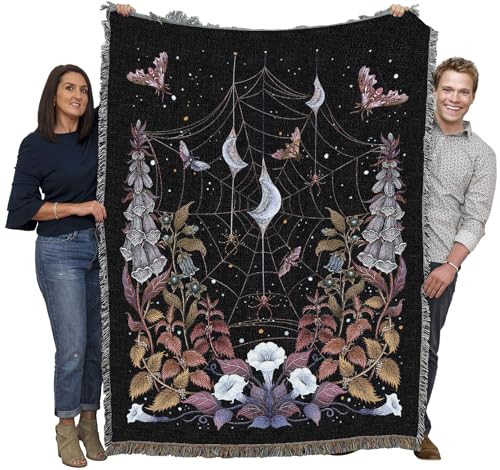 Pure Country Weavers Witch Garden by Episodic Drawing - Gift Tapestry Throw Blanket Woven from Cotton - Made in The USA (72x54) - color: Witch Garden, size: 72x54