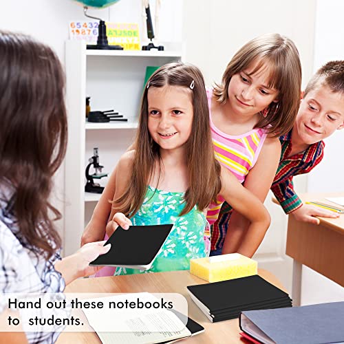 feela 36 Pack Soft Cover Journal Bulk, Lined Blank Travel Journal for Women Men Writing, Notebooks College Ruled for Work, Note Taking Notebook School Business Supplies, 8.2” x 5.5”, A5, Black - color: 36 Black