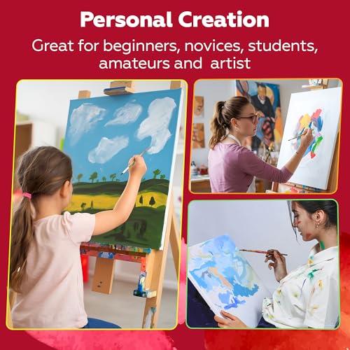 Stretched Canvas for Painting,10Pack 11X14 Inch Stretched White Blank Canvas,8 Oz Triple Primed 5/8" Profile Stretched Canvases,100% Cotton,Canvas for Painting, for Acrylics, Oils - style: 10 PACK 11X14