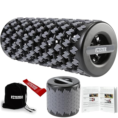 Collapsible Foam Roller for Exercise and Recovery (13 Inches), Easily Portable at 5.5 inches (Gray) - color: Gray