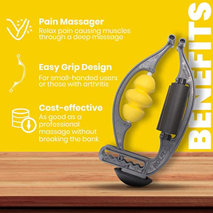 Rolflex Arm & Leg Massager Roller – Muscle Roller to Address Golfer’s Elbow - style: Rolflex
