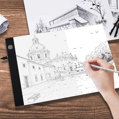Crehatos 8.5" x 11" Tracing Paper, Translucent Tracing Pad, 100 Sheets 38lb/60gsm Vellum Art Paper | 38lb/60gsm Vellum Art Paper for Drawing, Sketching, Overlays - size: 8.5" x 11" (100 Sheet)