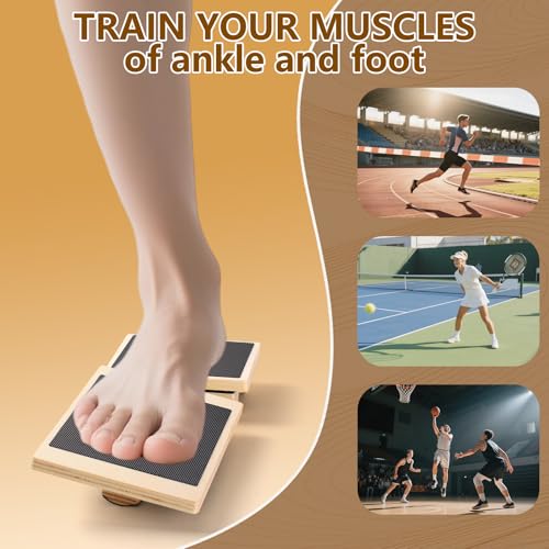 Ankle Balance Board, Stability Trainer for Foot and Ankle Exercises | Balance training tool for mobility workouts,physical therapy routines,plantar support and improving stability at home