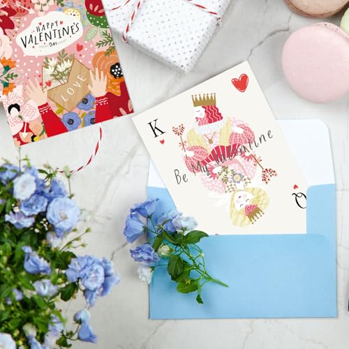 PATIKIL 80 Sets Pure Cotton Watercolor Cards 140lb/300 GSM Postcards with Envelopes for Art Painting Creative Thank Notes, 5x7 Inch Foldable Size
