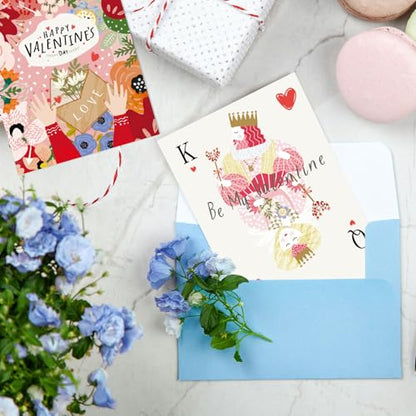 PATIKIL 80 Sets Pure Cotton Watercolor Cards 140lb/300 GSM Postcards with Envelopes for Art Painting Creative Thank Notes, 5x7 Inch Foldable Size