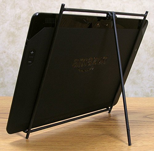Black Metal Folding Easels Set of 3 – 7" Tabletop Display Stands for Plates, Frames, Artwork, Signs & Books – Sturdy Decorative Retail Display Holders for Home, Craft Shows & Events - size: 7 Inch