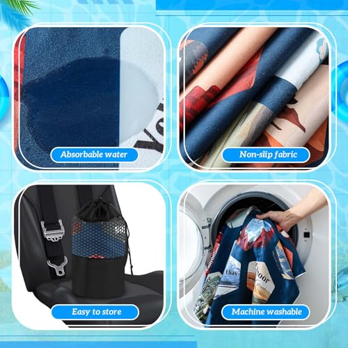 2 Pack Car Seat Towel Cover with Storage Bag, Multi National Parks 1 | 63 x 32 in Car Towel Seat Cover Non Slip Waterproof, Gym Workout Swimming Running, Machine Washable Sweat Absorbent Protector - style: Multi National Parks 1