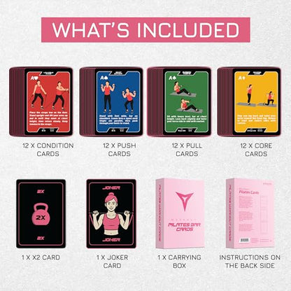 BREAKING LIMITS Workout Cards Deck - Bodyweight Exercise & Pilates Cards - style: Pilates Bar