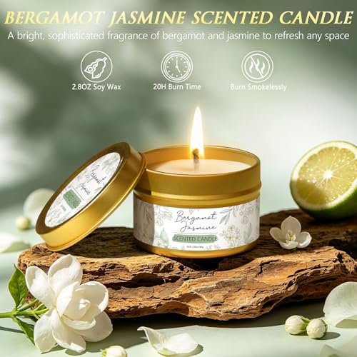 Birthday Gifts for Women Mom Get Well Soon Gift Baskets Self Care Package - color: Sage Green-bergamot Jasmine