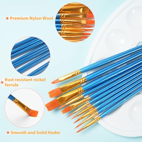 S & E TEACHER'S EDITION 330 Pcs Paint Brush Set (Pack of 2) - size: 330 Pcs Pack (Pack of 2)