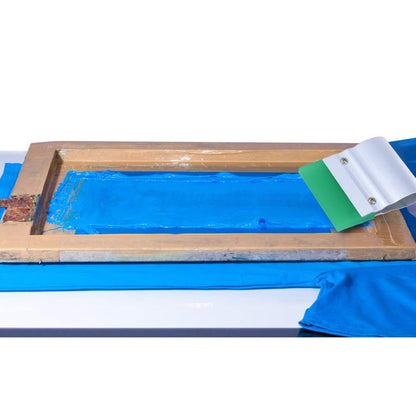 Rubber Squeegee for Screen Printing 3.9X5.1X1.1 Inch Ink Scraper with Comfortable Handle for DIY Silk Screen Crafts and Accurate Ink Spreading