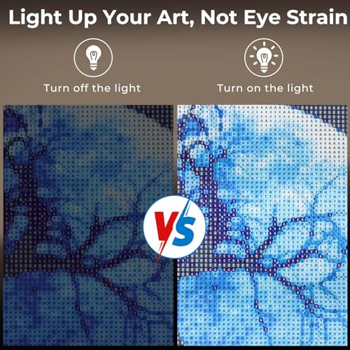 Rechargeable A4 Diamond Art Light Board with Stand, Tracing Light Box | Bylitodt 6 Brightness Artist Table with Clip, LightBoard for Drawing, Weeding Vinyl, Sketching, Diamond Painting Accessories - size: A4