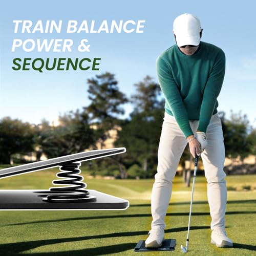 Golf Pressure Plate Training Aid, Adjustable Balance Board
