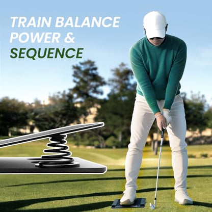 Golf Pressure Plate Training Aid, Adjustable Balance Board