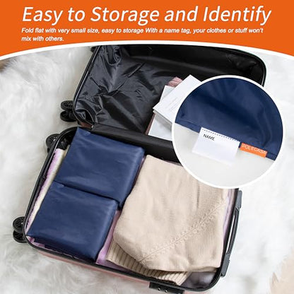 Polecasa Extra Heavy-Duty Laundry Bag with Handles, Navy, 28x36" - color: Navy, size: 28" x 36" | 1 Pack