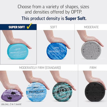 OPTP PRO-Roller Super Soft Density Foam Roller – Round, Light Blue, 36"x 6"