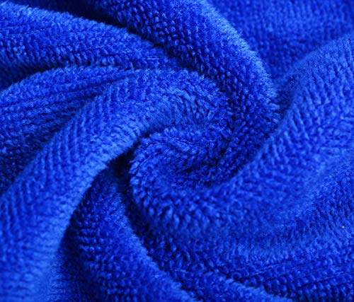 HOPESHINE Gyms Towels for Men & Women Microfiber Exercise Fitness Home Absorbent Sweat Yoga Towels Sports Towels Soft Fast Drying 16inch x32inch 3-Pack - color: Dark Blue 3-pack