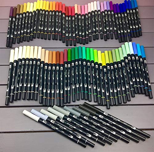 Tombow Dual Brush Pen, ABT, No. 676 (AB-T676) - color: 676 Royal Purple
