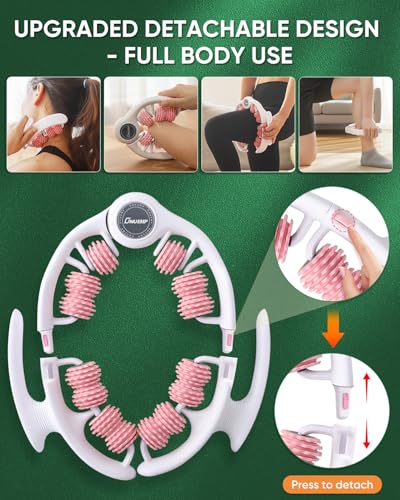 ONUEMP Cellulite Massager Roller Cellulite Remover Muscle Roller, Pink - color: Pink