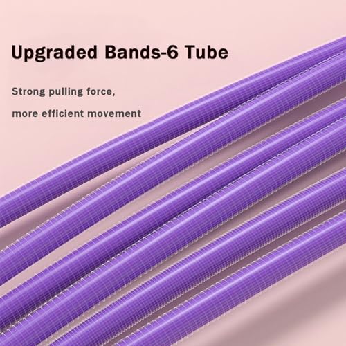 Pedal Resistance Bands with Handles - color: Purple