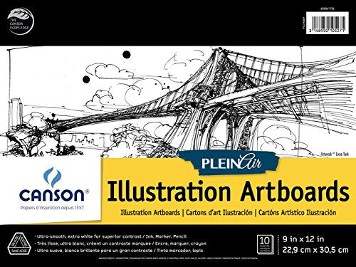 Plein Air Illustratn Artboard 9X12 10 Boards - size: 9" x 12"