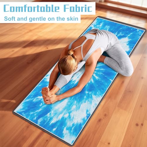 Non-Slip Yoga Towel, 2 Pack, 72x27 Inches, Machine Washable, Gradient Pattern