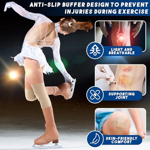 Shappy 2 Pair Knee Pads for Dancing Figure Skating - size: Small