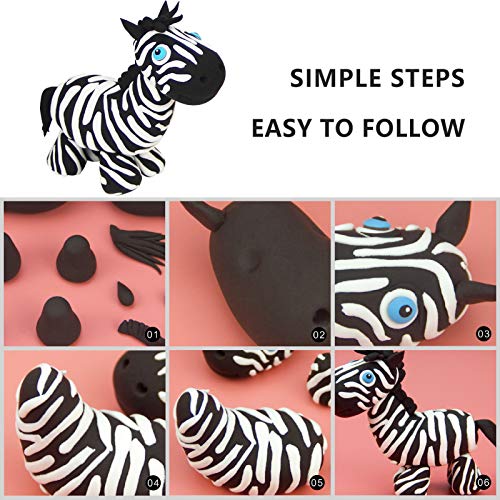 Cutedeer White Air Dry Clay, 1.1lb Foam Modeling Clay, Soft Squishy Molding for Kids Adults, Arts & Crafts Project Slime Supplies(1.1lb - 1 Pack, White) | Soft Molding for Kids Adults, Arts & Crafts Project Slime Supplies(1.1lb - 1 Pack, White) - color: W