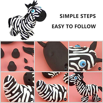 Cutedeer White Air Dry Clay, 1.1lb Foam Modeling Clay, Soft Squishy Molding for Kids Adults, Arts & Crafts Project Slime Supplies(1.1lb - 1 Pack, White) | Soft Molding for Kids Adults, Arts & Crafts Project Slime Supplies(1.1lb - 1 Pack, White) - color: W