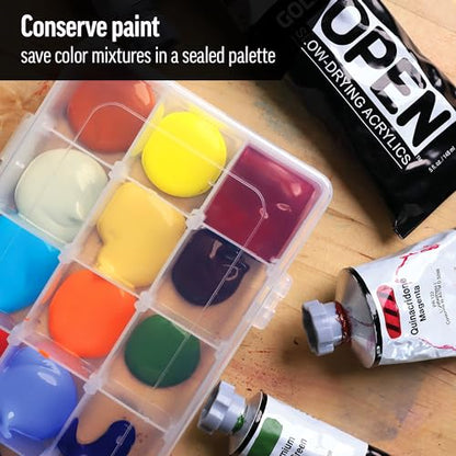 GOLDEN OPEN Slow-Drying Acrylics, Cadmium Yellow Medium, 5 fl oz. tube, Professional Acrylic Paint, Semi-Opaque - color: Cadmium Yellow Medium, size: 5 Fl Oz (Pack of 1)
